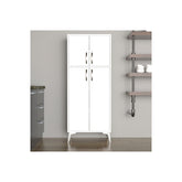 Dulap MDL0101, alb, PAL, cu 4 usi, 62x35x155 cm