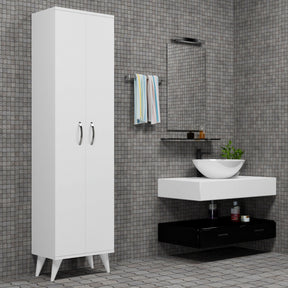 Dulap BDL0101, alb, PAL, 49x32x185 cm