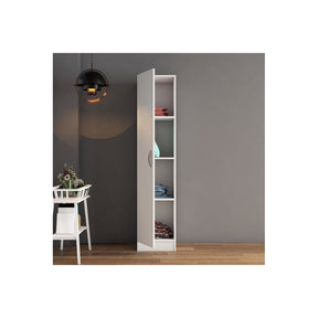 Dulap GRD0301, alb, PAL, o usa, 46x40x182 cm
