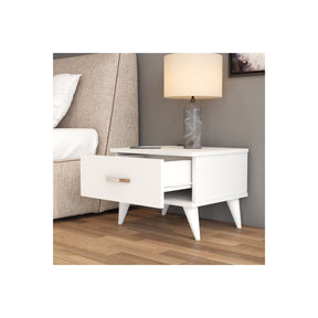 Noptiera KMD0101, alb, PAL, 52x44x39 cm