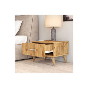 Noptiera KMD0102, stejar, PAL, 52x44x39 cm