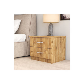 Noptiera KMD0202, stejar, PAL, 52x44x45 cm