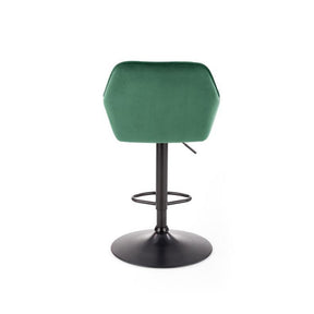 Scaun bar H103, verde, 55x55x114 cm