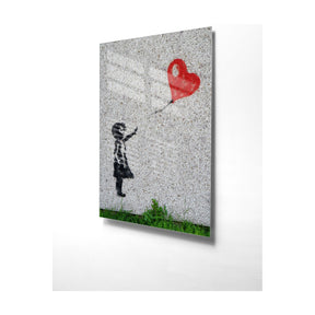 Tablou UV-017, gri, sticla securizata, 30x45 cm