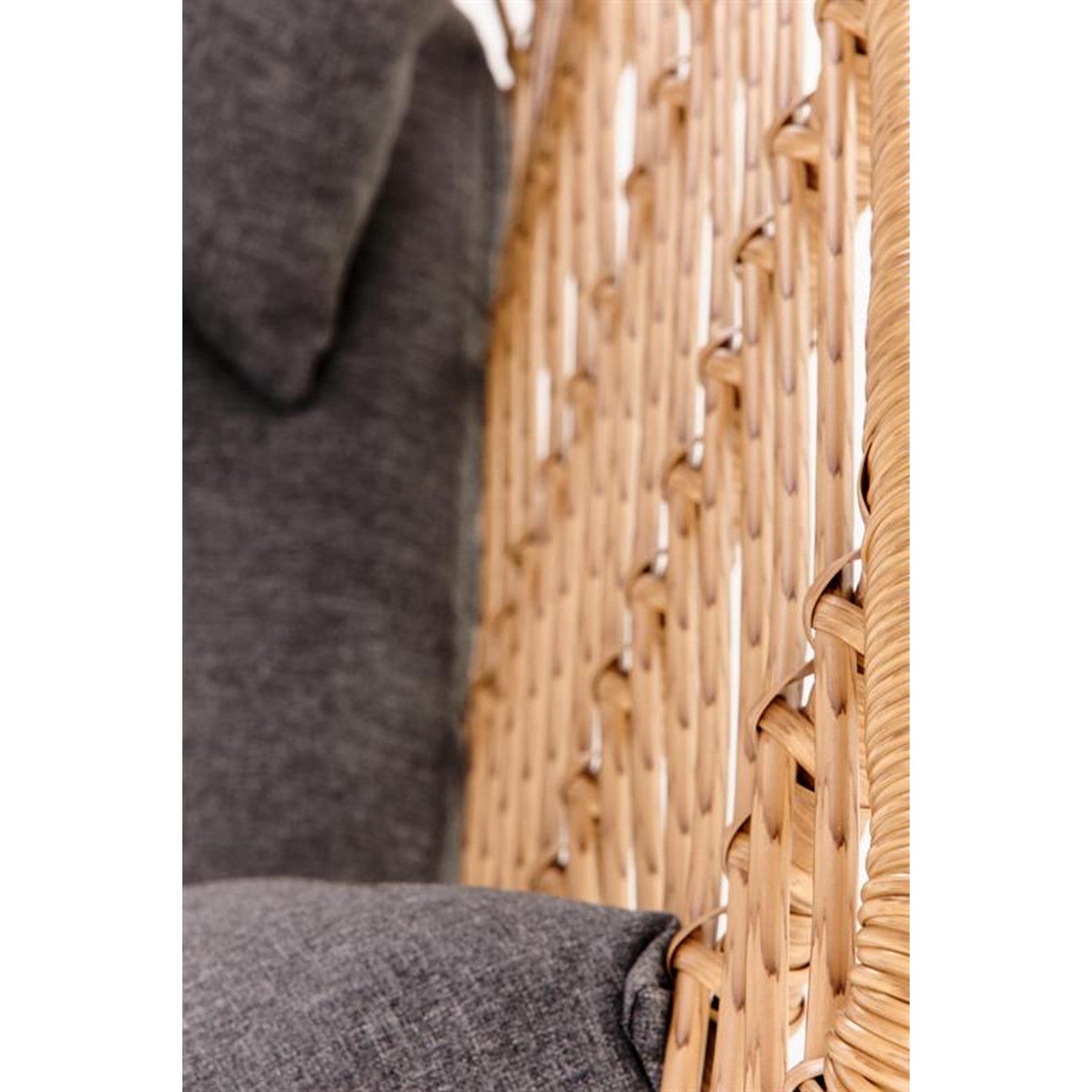 Canapea gradina IKARO XL, stejar/gri, 120x70x96 cm