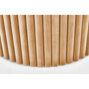 Masuta cafea rotunda din lemn Woody, 80x41 cm