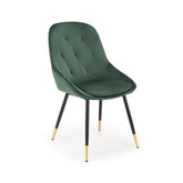 Scaun K437, verde, 49x55x88 cm