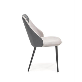 Scaun K470, stofa gri, 48x62x85 cm