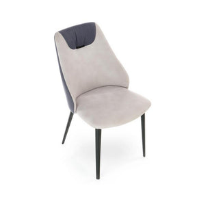 Scaun K470, stofa gri, 48x62x85 cm