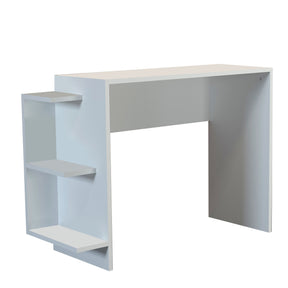 Birou Marlinda, din PAL melaminat, alb, 105x40x74 cm