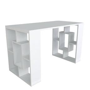 Birou Valancia, alb, PAL melaminat, 120x60x74 cm