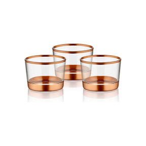 Set 3 boluri GLM0017, sticla 100%, 6x8x8 cm