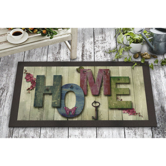 Covoras din pasla Home, multicolor, pasla/PVC, 45x70 cm