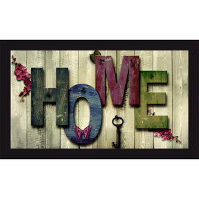 Covoras din pasla Home, multicolor, pasla netesuta/PVC, 45x70 cm