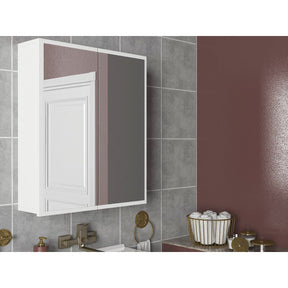Dulap de baie Kayla, alb, PAL, 60x17x78 cm