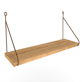 Polita Armoni, din PAL melaminat, stejar, 72x20x20 cm