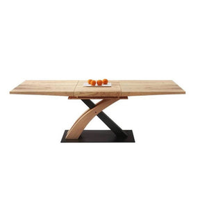 Masa extensibila Sandor 3, stejar auriu/negru, 160/220X90X75 CM