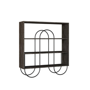 Consola Norfolk, maro, PAL/metal, 96x25.5x99 cm