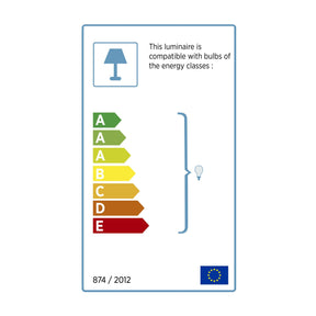 Veioza AYD-637, lemn de fag/PVC, maro, 22x33 cm