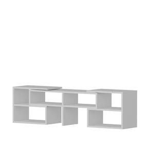 Comoda TV Care, alb, PAL, 137x30x40 cm