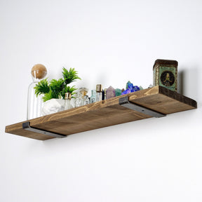 Raft LAM010, din lemn de molid, 60x14x16 cm