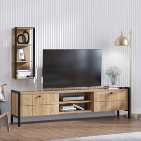 Set Living Paola, din PAL melaminat, 180x34x45 cm