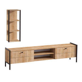 Set Living Paola, din PAL melaminat, 180x34x45 cm