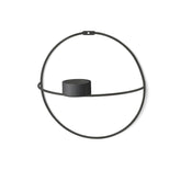 Decoratiuni perete WR018, suport metalic, negru, 21x21x13 cm