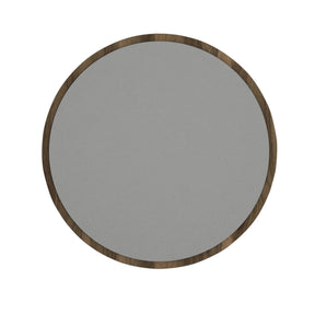 Oglinda Glob, din PAL melaminat, nuc, 59x59 cm