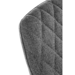 Scaun K461, stofa gri, 46x56x92 cm