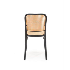 Scaun K483, polipropilena sonoma/negru, 41x52x86 cm