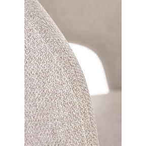 Scaun K486, stofa bej/alb, 51x57x77 cm