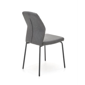 Scaun K461, stofa gri, 46x56x92 cm