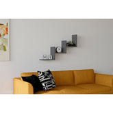Raft Mist, din PAL melaminat, gri antracit, 60x20x90 cm