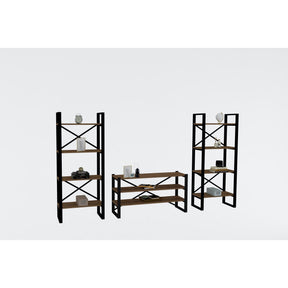 Set mobilier living Egzotik-Modern, nuc, PAL melaminat, 120x59x32 cm