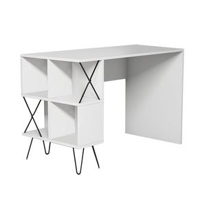 Birou Extra, din PAL melaminat, alb, 120x60x79 cm