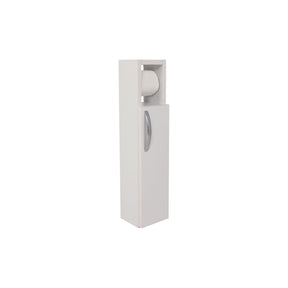 Dulap de baie Star, din PAL melaminat, alb, 15x12x65 cm