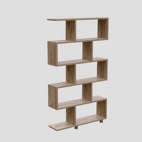 Biblioteca Elif, stejar, PAL melaminat, 90x156x20 cm