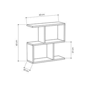 Masuta Mania, din PAL melaminat, alb, 60x20x60