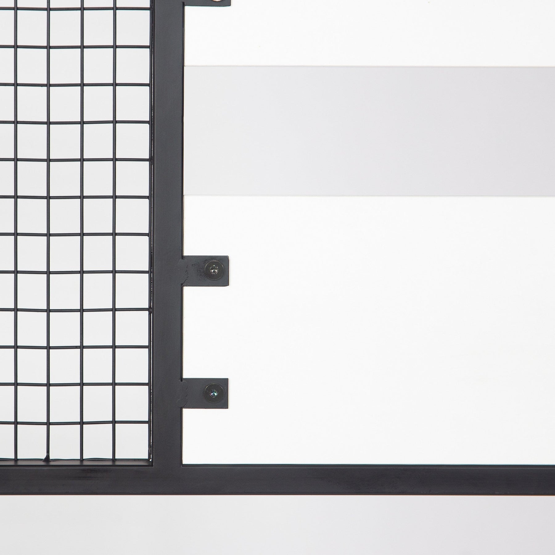 Mobilier hol Nomad Portmanto, alb/negru, PAL/metal, 78x30x182 cm
