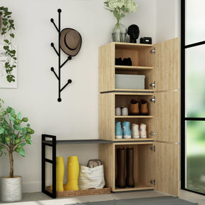 Pantofar Mello, stejar, PAL, 109x39x149 cm