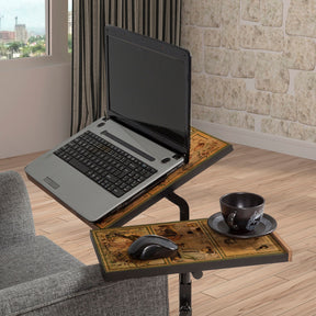 Birou pentru laptop Glen 732, din PAL melaminat, 67x97x46 cm