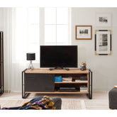 Comoda TV Cosmo Foris, stejar, PAL melaminat, 130x50x45 cm