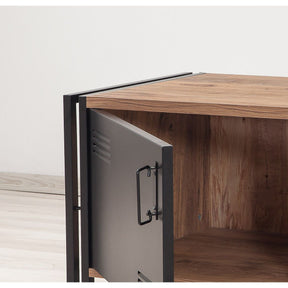 Comoda TV Cosmo Foris, stejar, PAL melaminat, 130x50x45 cm