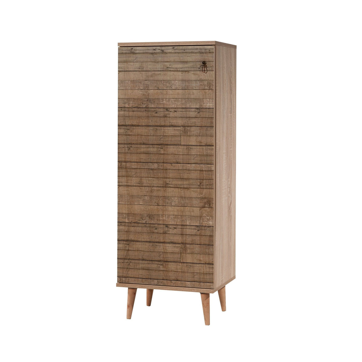 Pantofar Filinta - 728, stejar, PAL melaminat/lemn de carpen, 50x135x38 cm