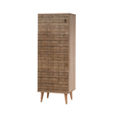 Pantofar Filinta - 728, stejar, PAL melaminat/lemn de carpen, 50x135x38 cm