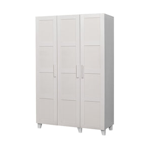 Dulap Hedera 1, din PAL melaminat, alb, 120x48x189 cm