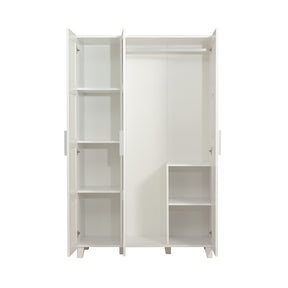 Dulap Hedera 1, din PAL melaminat, alb, 120x48x189 cm