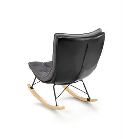Balansoar Indigo, gri inchis/negru, 72x110x100 cm