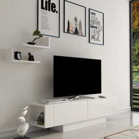 Comoda TV Matera, 100% PAL melaminat, 150x42x32 cm